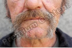 Mouth Man White Chubby Bearded